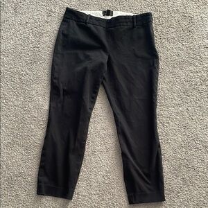 J.Crew Minnie Black Capri Length Professional Pants | Size 6 Fair Condition